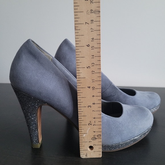 Marco Tozzi Blue High Heels Size 38 - Picture 8 of 9